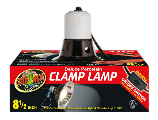 Zoo Med Deluxe Porcelain Clamp Lamp - 150w The Reptile Grove