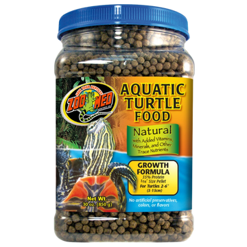 Zoo Med Natural Aquatic Turtle Food Growth Formula - 30 oz The Reptile Grove