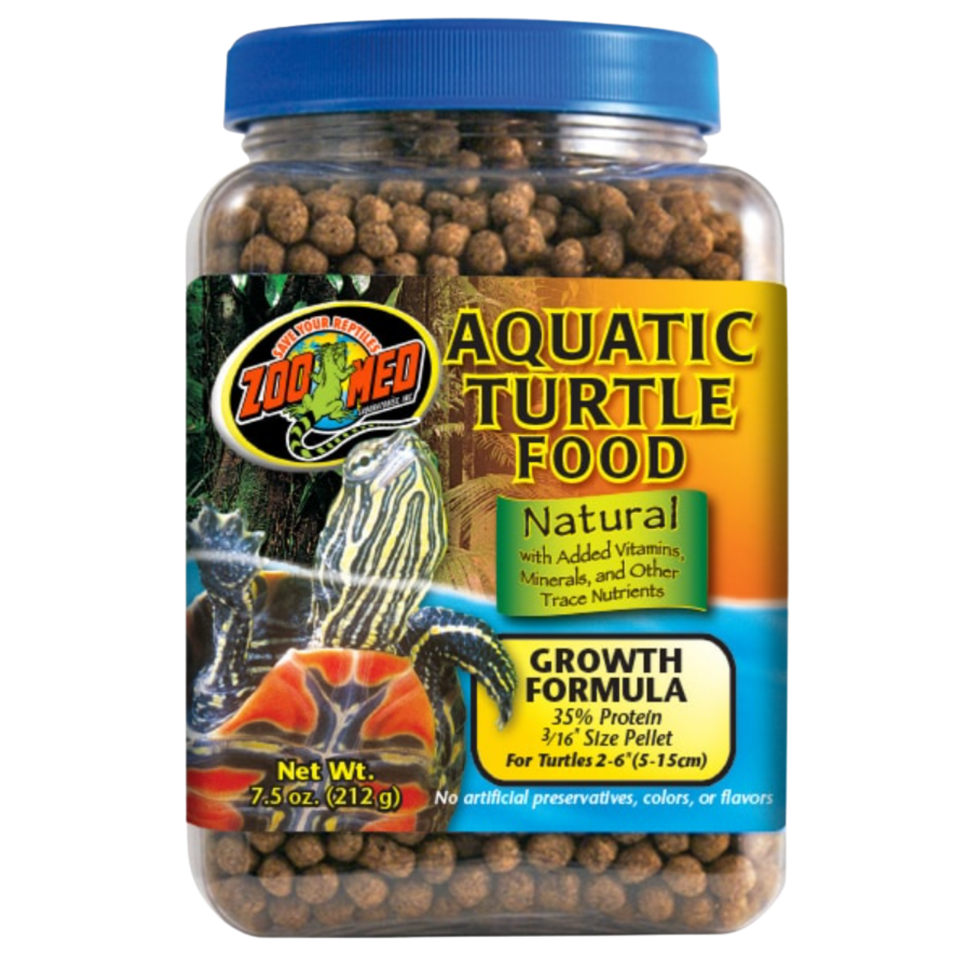 Zoo Med Natural Aquatic Turtle Food Maint Formula - 24 oz The Reptile Grove