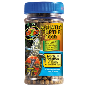 Zoo Med Natural Aquatic Turtle Food Growth Formula - 1.5 oz The Reptile Grove