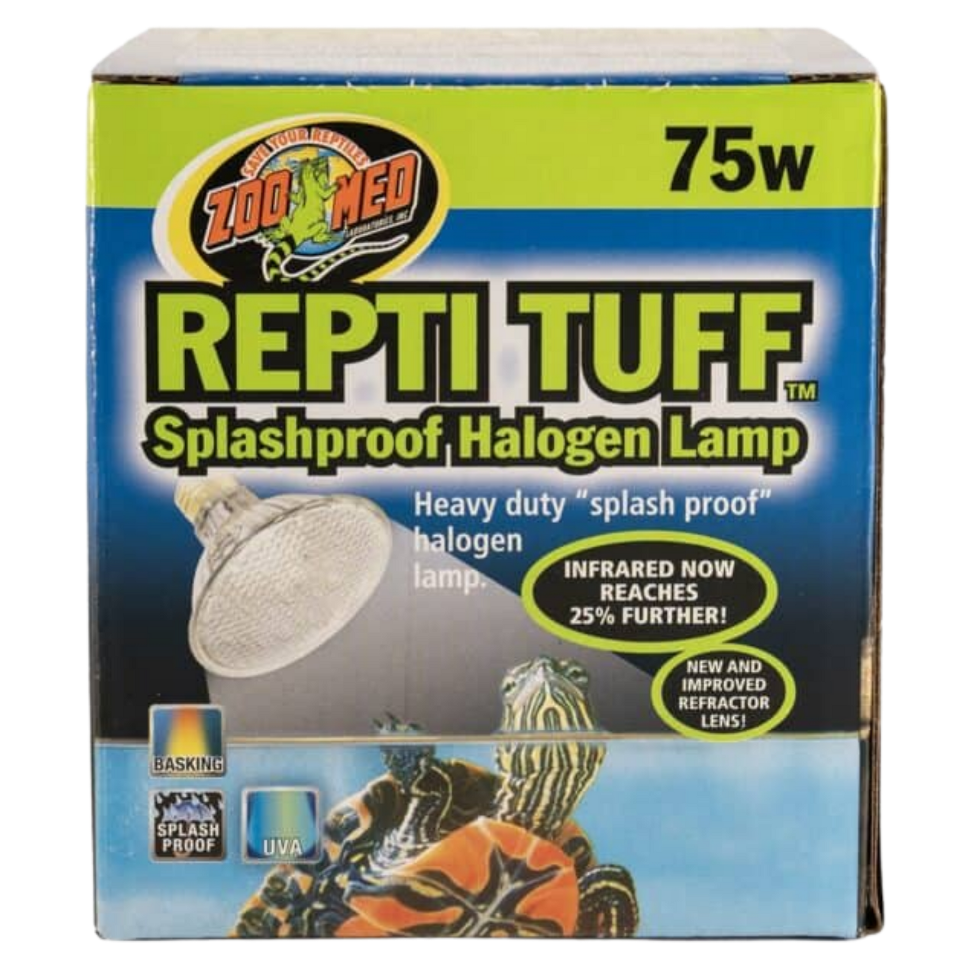 Zoo Med ReptiTuff Halogen Lamp (Splashproof) - 75w The Reptile Grove