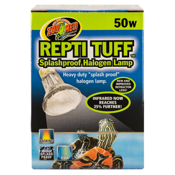 Zoo Med ReptiTuff Halogen Lamp (Splashproof) - 50w The Reptile Grove