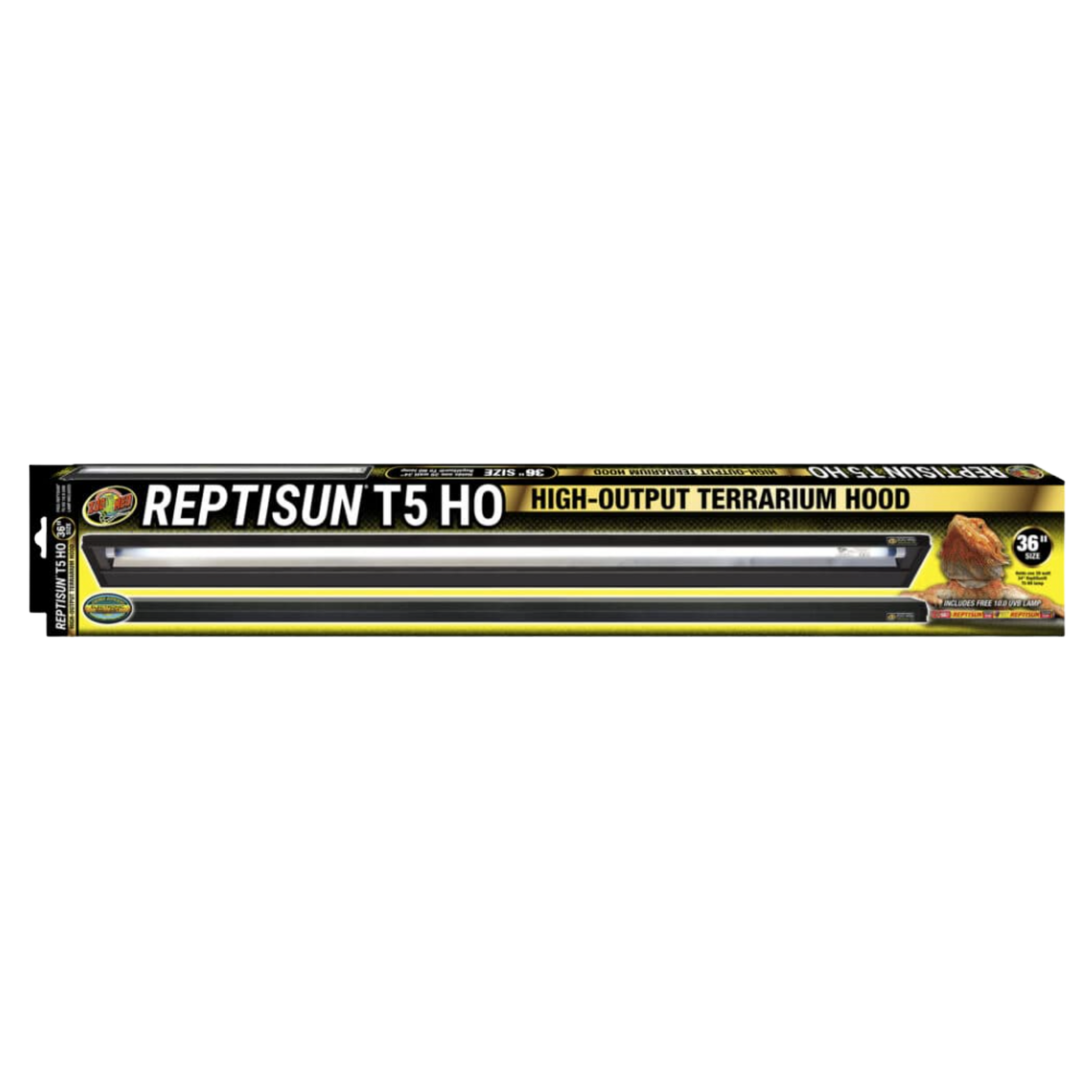 Zoo Med ReptiSun T5 HO Terrarium Hood with 10.0 Bulb - 36" The Reptile Grove