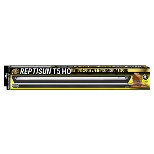 Zoo Med ReptiSun T5 HO Terrarium Hood with 10.0 Bulb - 36" The Reptile Grove