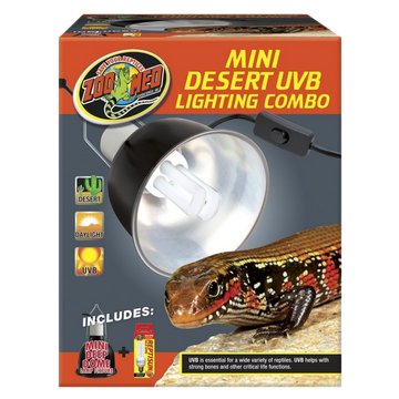 Zoo Med Mini Desert UVB Lighting Combo The Reptile Grove