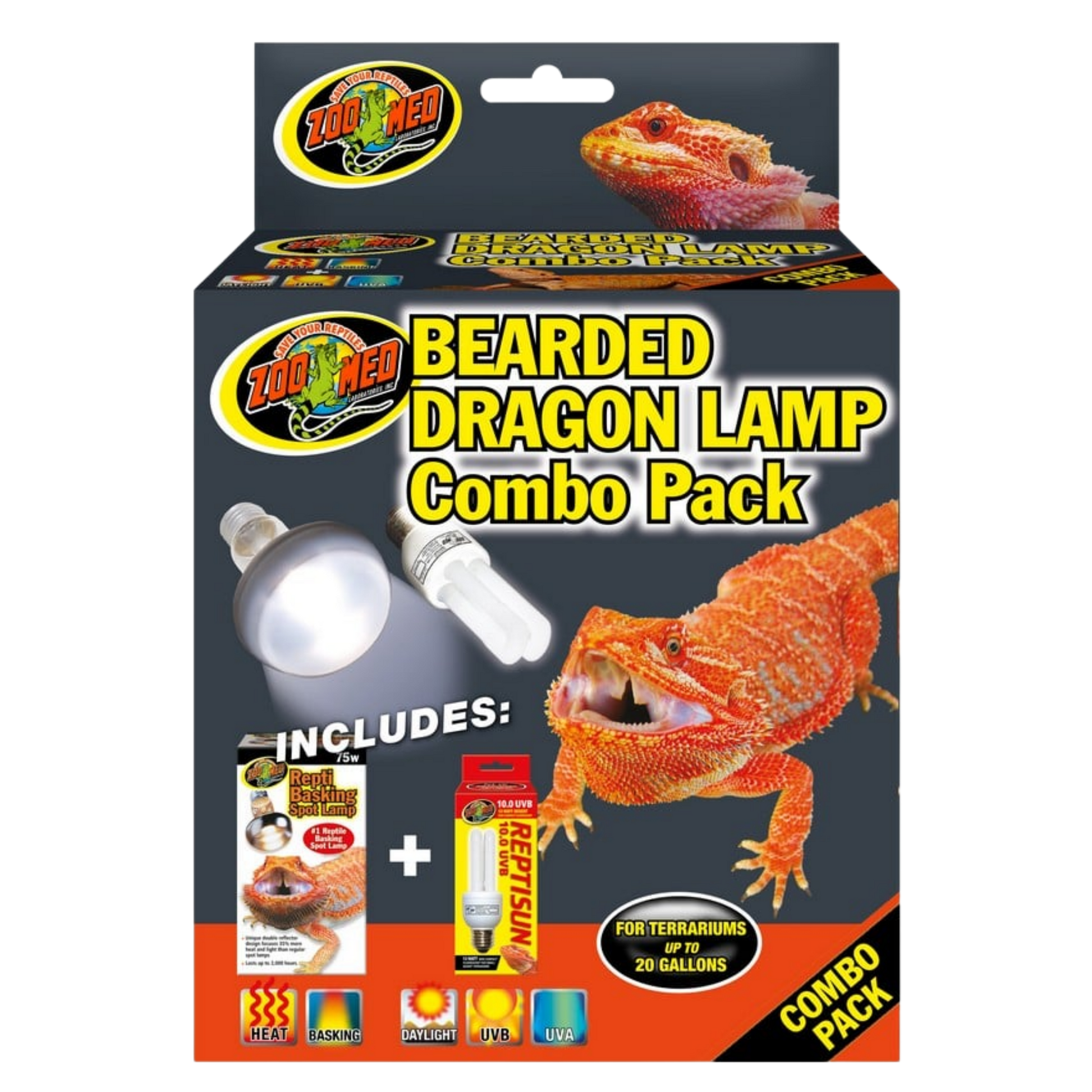 Zoo Med Bearded Dragon Lamp Combo Pack The Reptile Grove