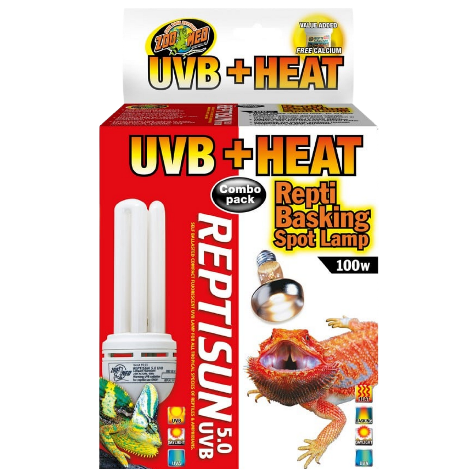 Zoo Med Heat & UVB Combo Pack The Reptile Grove