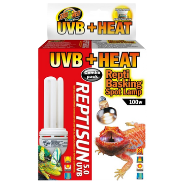Zoo Med Heat & UVB Combo Pack The Reptile Grove