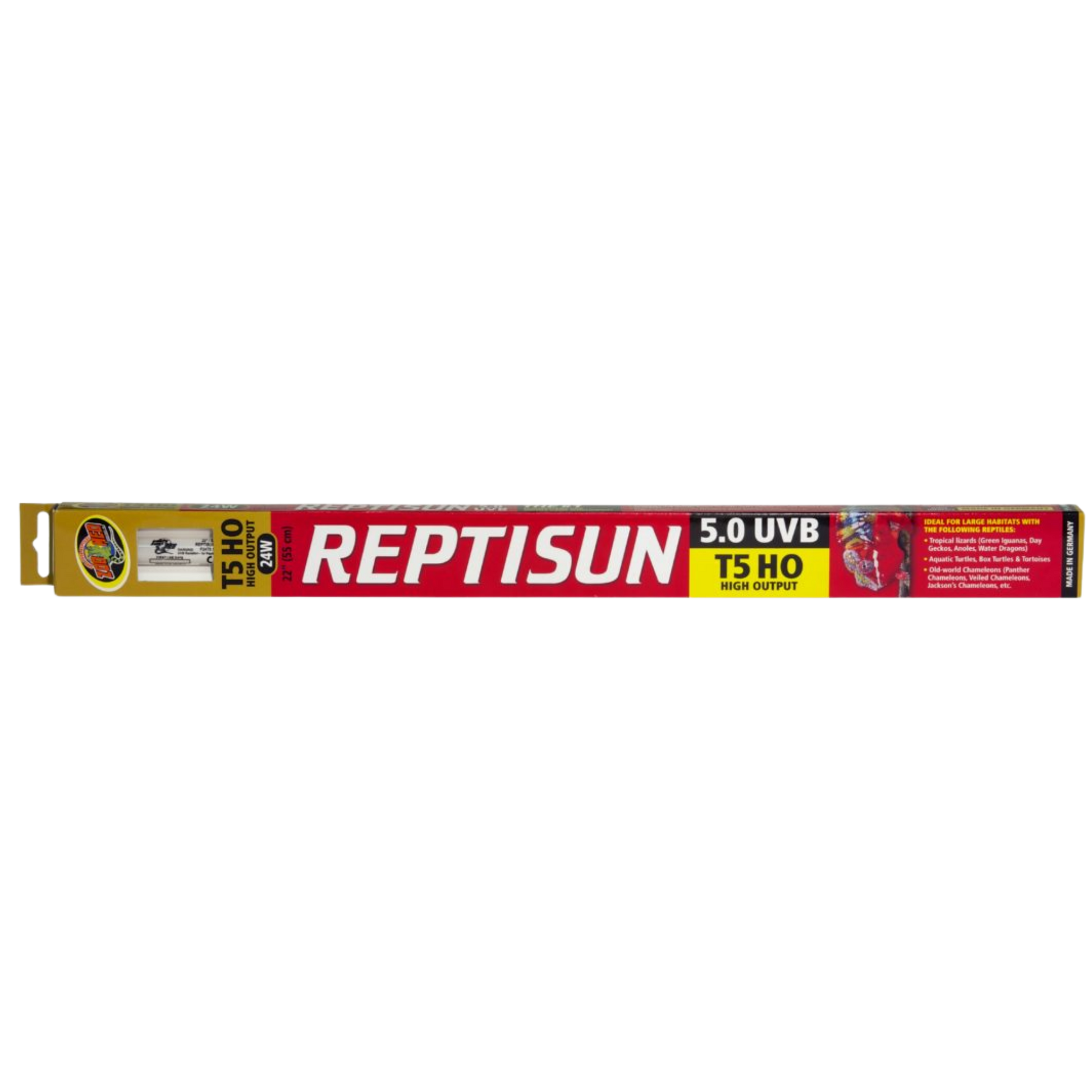 Zoo Med ReptiSun 5.0 T5HO UVB Lamp - 24w The Reptile Grove