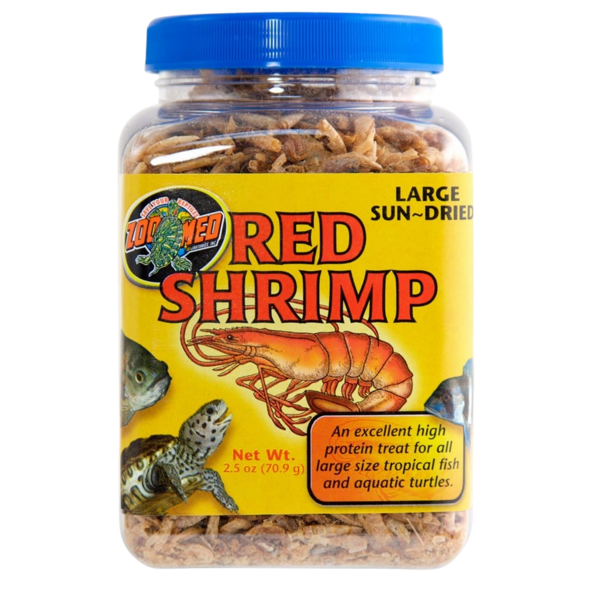 Zoo Med Jumbo Red Shrimp (Sun Dried) - 2.5 oz The Reptile Grove
