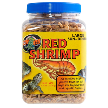 Zoo Med Jumbo Red Shrimp (Sun Dried) - 2.5 oz The Reptile Grove