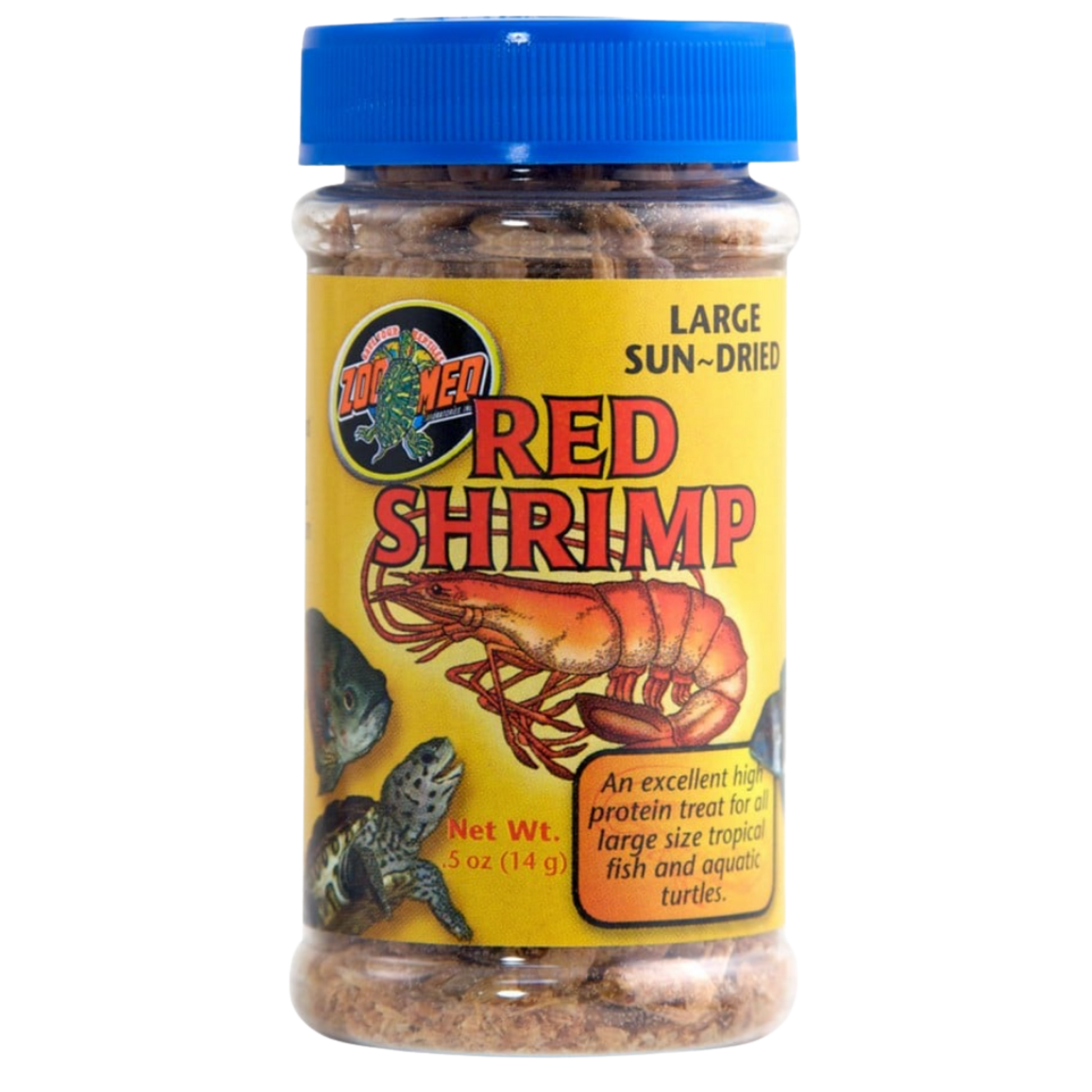 Zoo Med Jumbo Red Shrimp (Sun Dried) - 0.5 oz The Reptile Grove