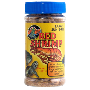 Zoo Med Jumbo Red Shrimp (Sun Dried) - 0.5 oz The Reptile Grove