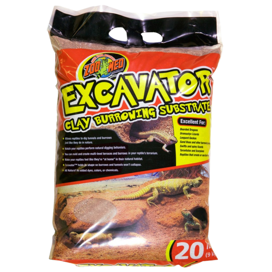 Zoo Med Excavator Clay Burrowing Substrate - 20 lb The Reptile Grove