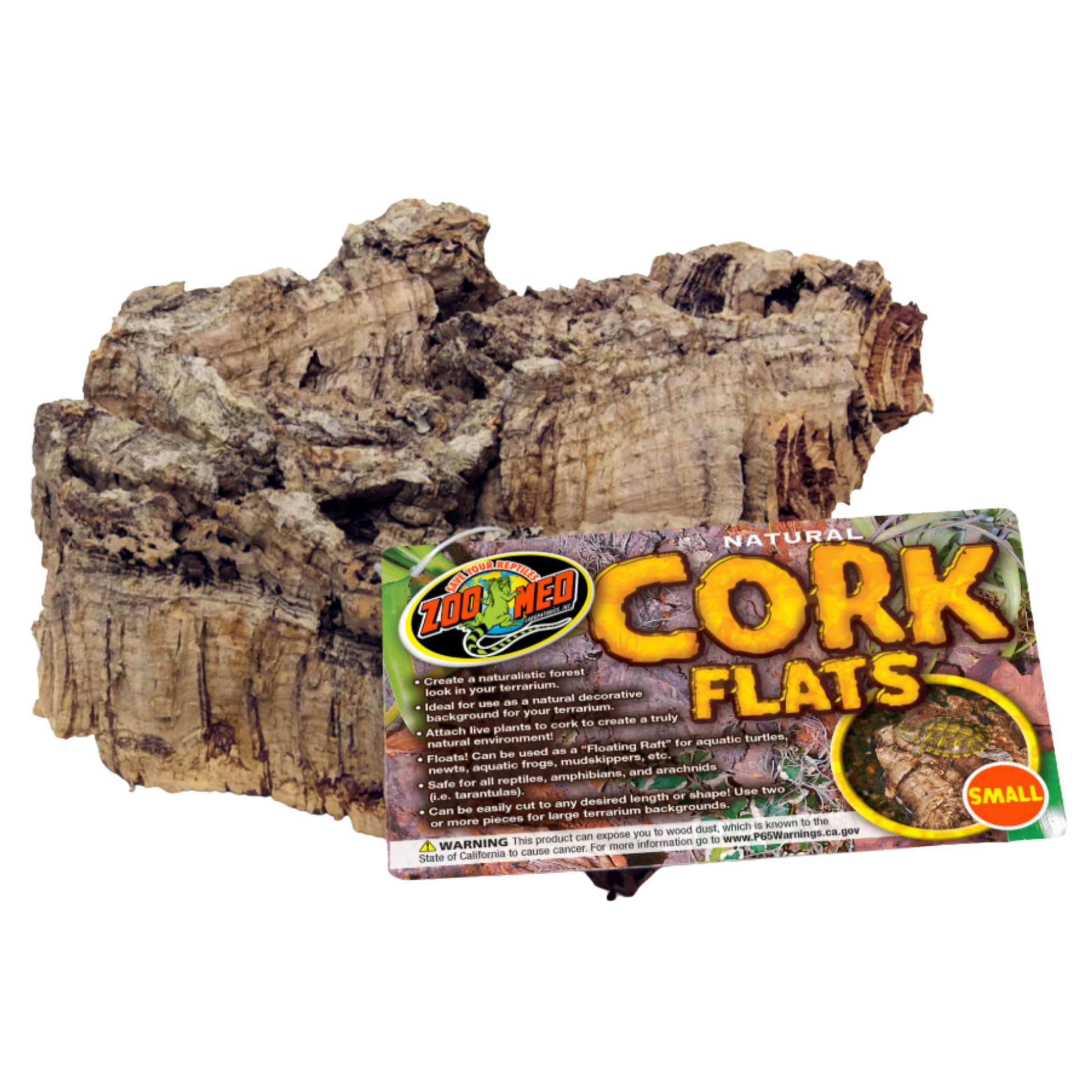 Zoo Med Natural Cork Bark Flat - Small The Reptile Grove