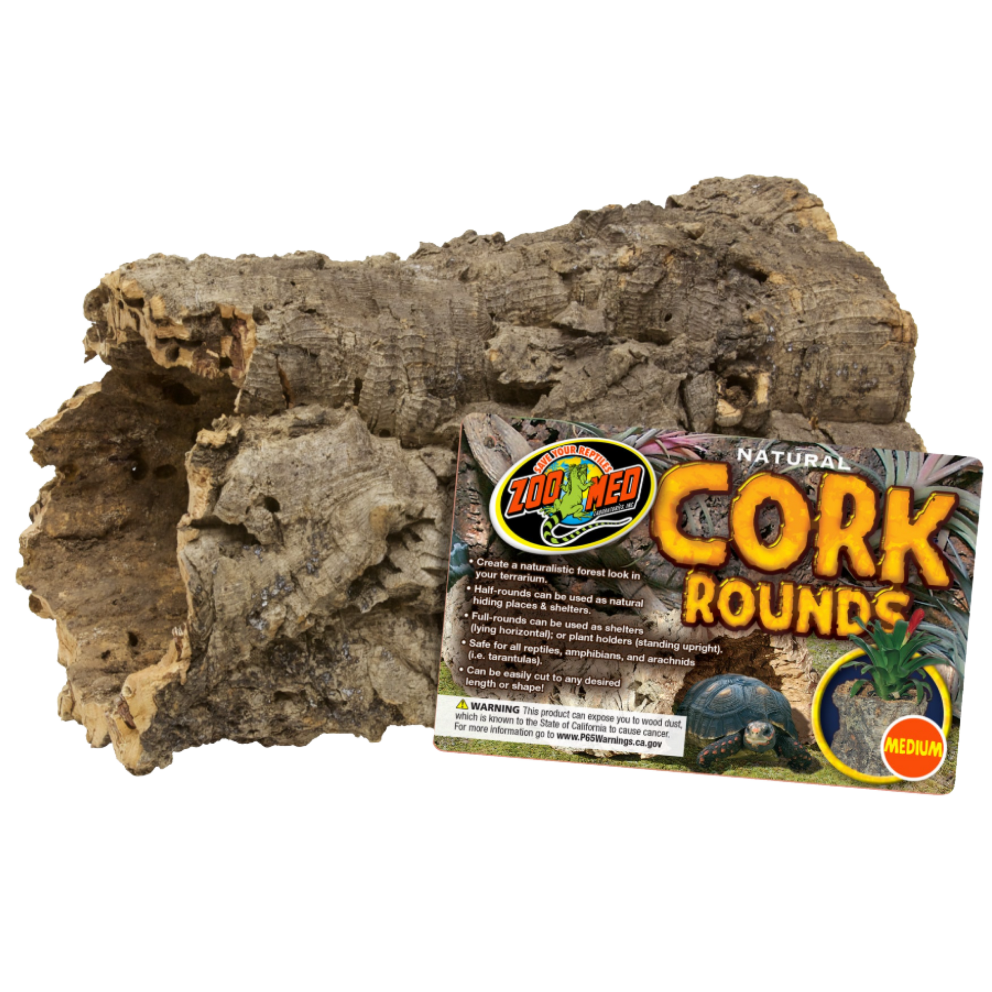 Zoo Med Natural Cork Bark Flat - Medium The Reptile Grove
