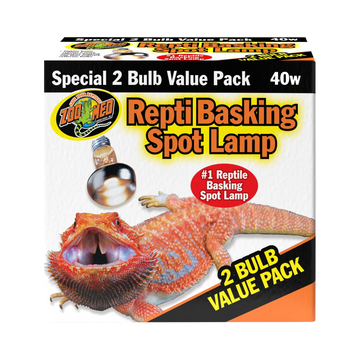 Zoo Med Basking Spot Value Pk (2 pack) - 40w The Reptile Grove
