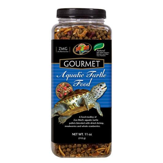Zoo Med Gourmet Aquatic Turtle Food - 11 oz The Reptile Grove