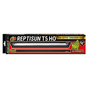 Zoo Med ReptiSun T5 HO Terrarium Hood with 5.0 Bulb - 24 Inches The Reptile Grove