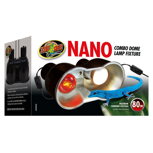 Zoo Med Nano Combo Dome Lamp Fixture The Reptile Grove