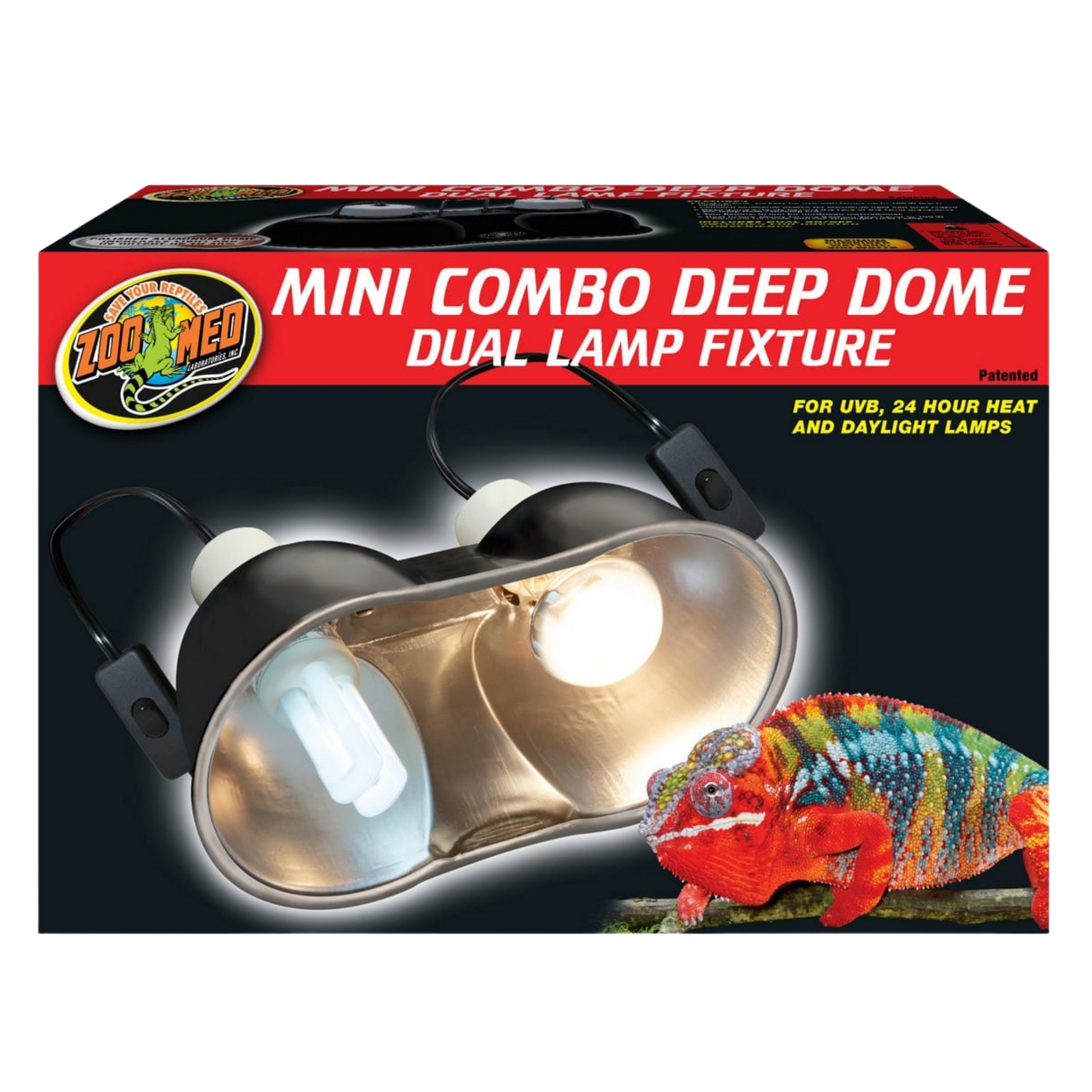Zoo Med Mini Combo Deep Dome Lamp The Reptile Grove