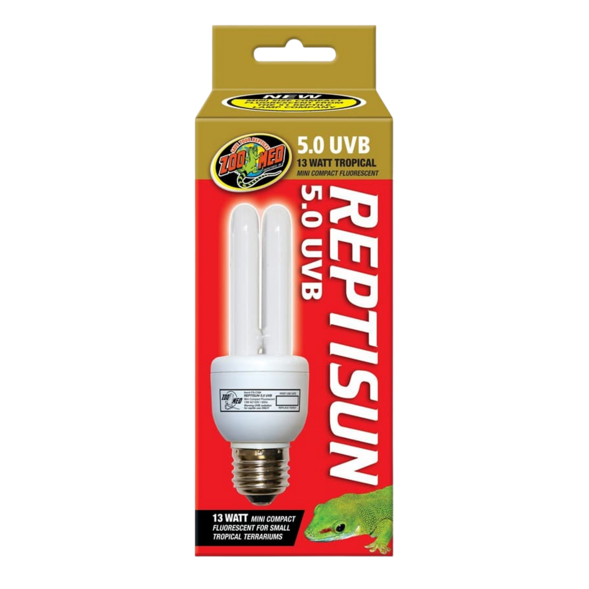 Zoo Med ReptiSun 5.0 Compact Fluorescent (Mini) The Reptile Grove