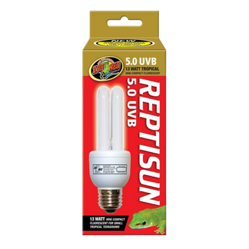 Zoo Med ReptiSun 5.0 Compact Fluorescent (Mini) The Reptile Grove
