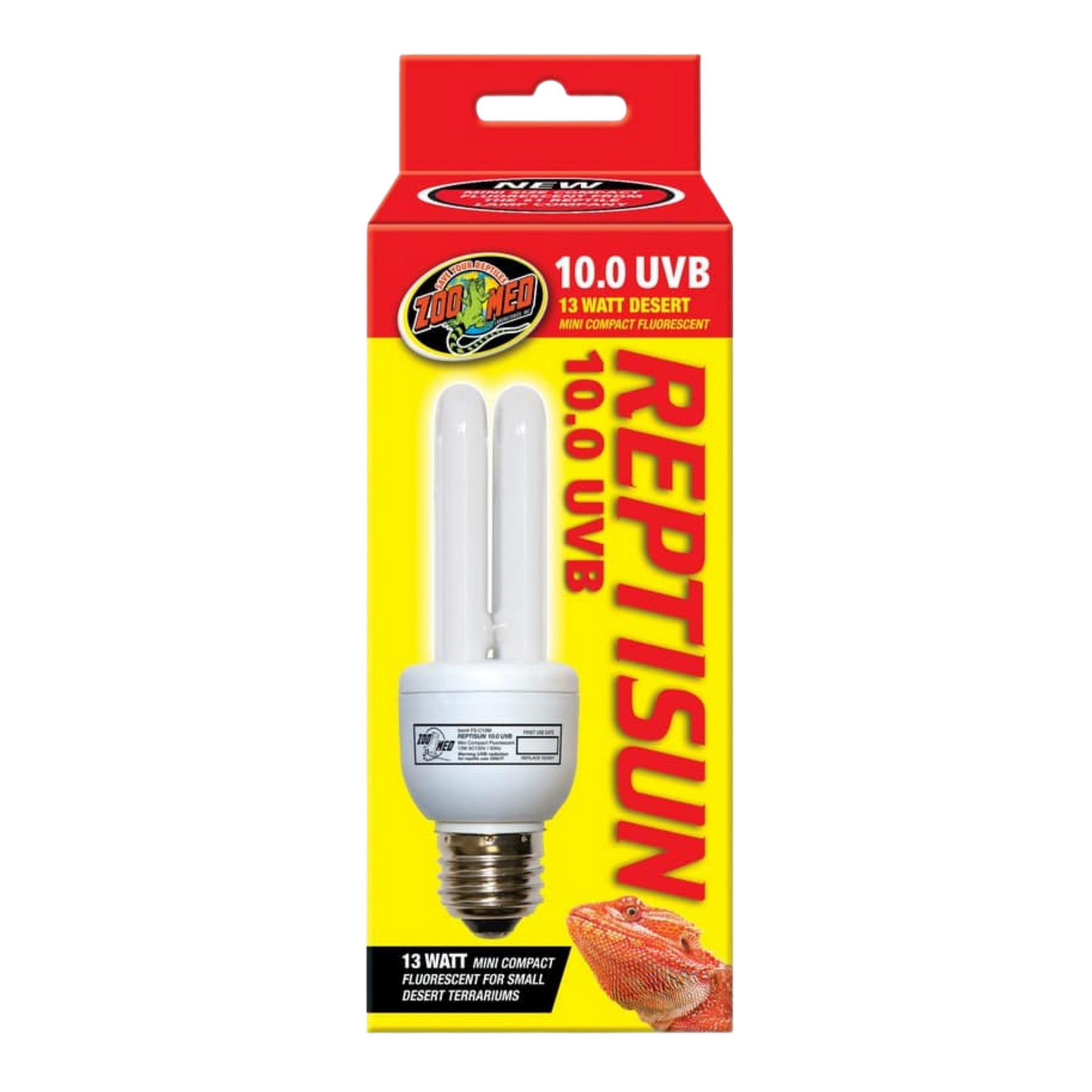 Zoo Med ReptiSun 10.0 Compact Fluorescent (Mini) The Reptile Grove