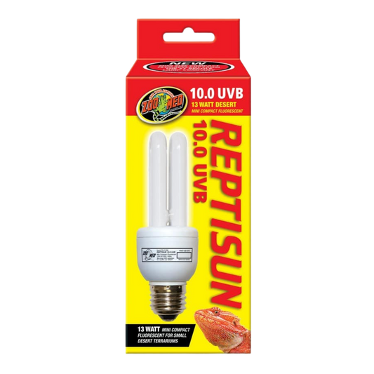 Zoo Med ReptiSun 10.0 Compact Fluorescent (Mini) The Reptile Grove
