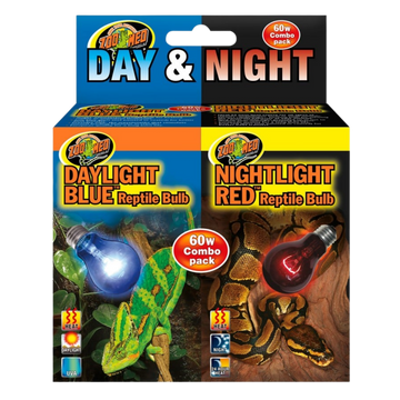 Zoo Med Day & Night Reptile Bulbs - Combo Pack The Reptile Grove