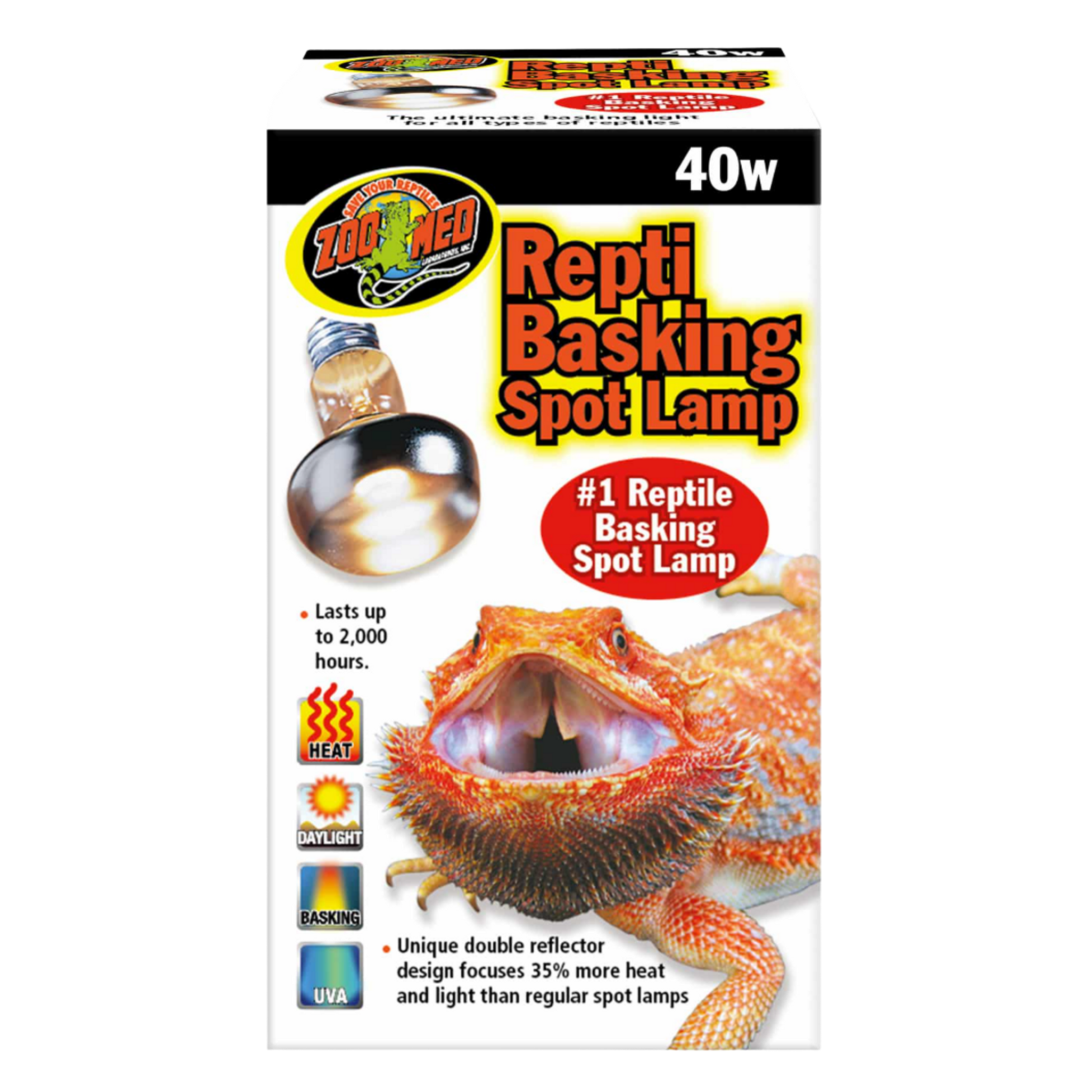 Zoo Med ReptiBasking Spot Lamp - 40w The Reptile Grove