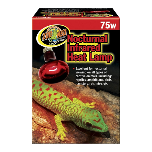 Zoo Red Infrared Heat Lamp (2Pack) - 75w The Reptile Grove