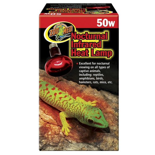 Zoo Med Red Infrared Heat Lamp - 50w The Reptile Grove