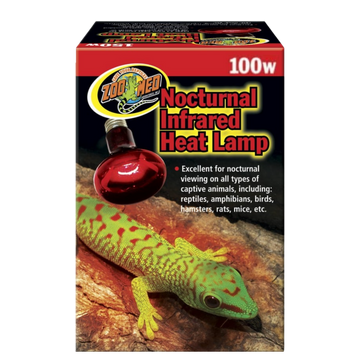 Zoo Med Red Infrared Heat Lamp - 100w The Reptile Grove