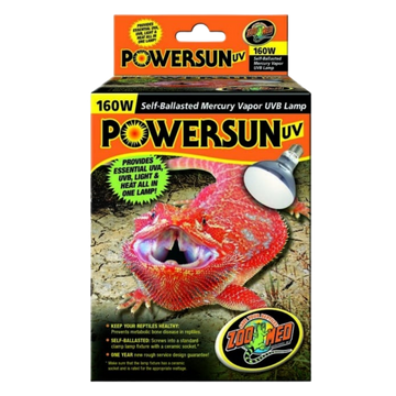 Zoo Med PowerSun UV-160W (Mercury Vapor) The Reptile Grove