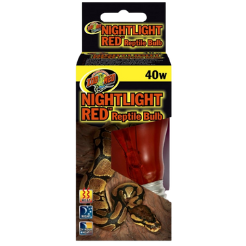 Zoo Med Nightlight Red Reptile Bulb - 40w The Reptile Grove