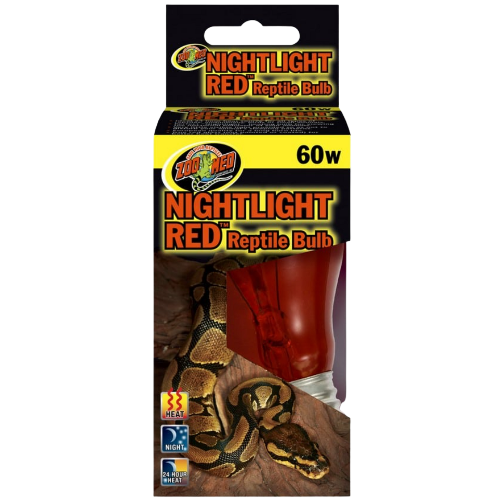 Zoo Med Nightlight Red Reptile Bulb - 60w The Reptile Grove