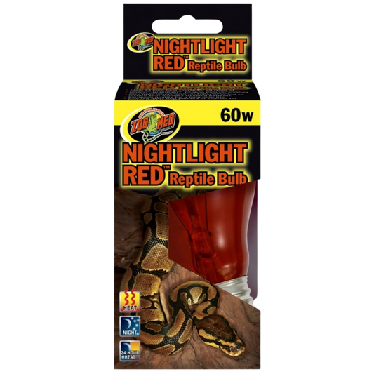 Zoo Med Nightlight Red Reptile Bulb - 60w The Reptile Grove