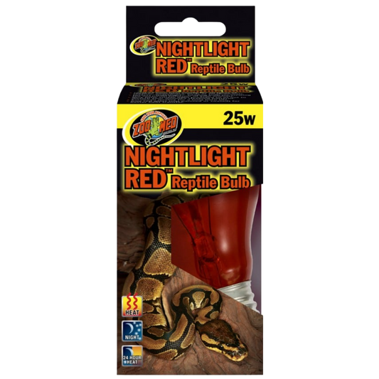 Zoo Med Nightlight Red Reptile Bulb - 25w The Reptile Grove