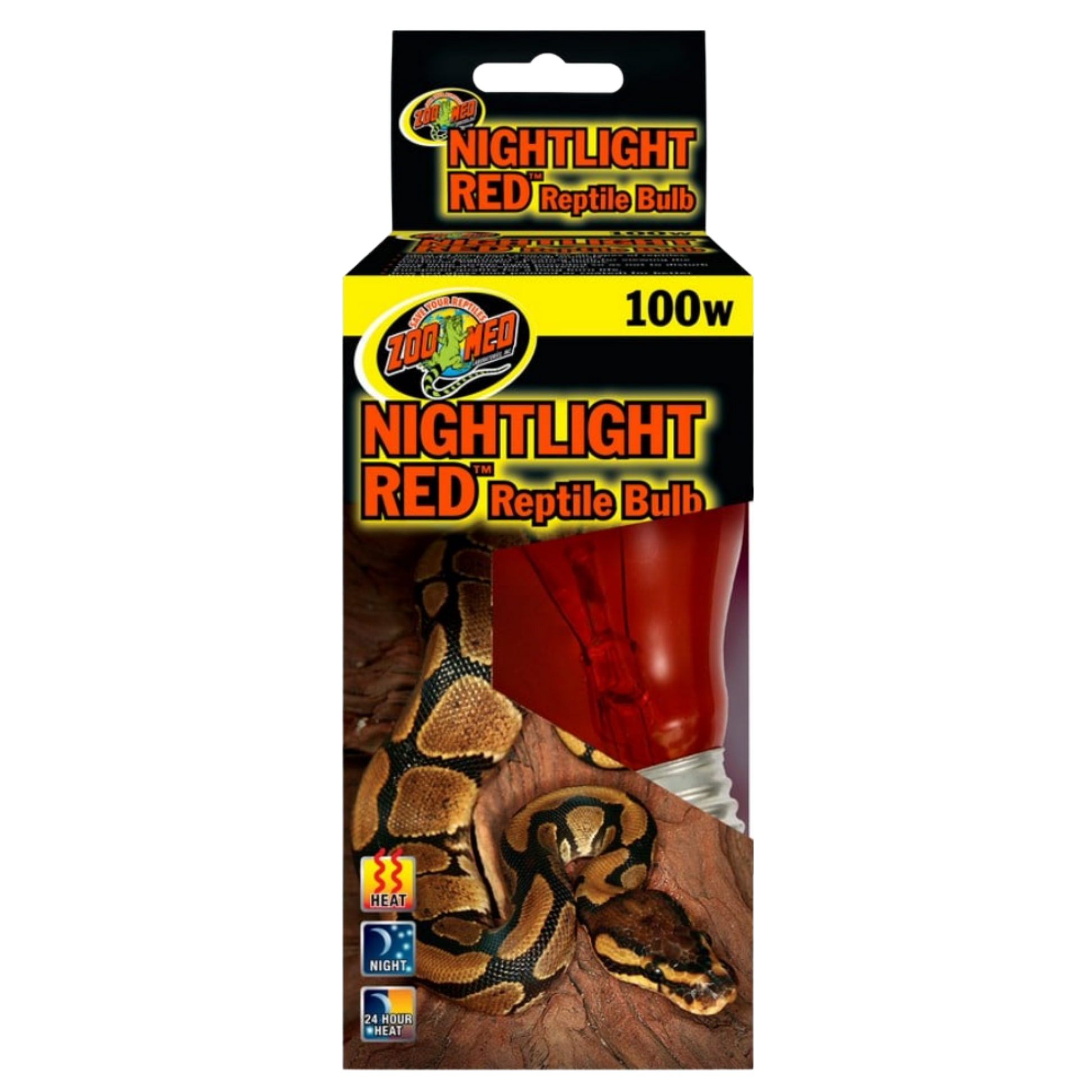 Zoo Med Nightlight Red Reptile Bulb - 100w The Reptile Grove