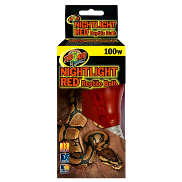 Zoo Med Nightlight Red Reptile Bulb - 100w The Reptile Grove