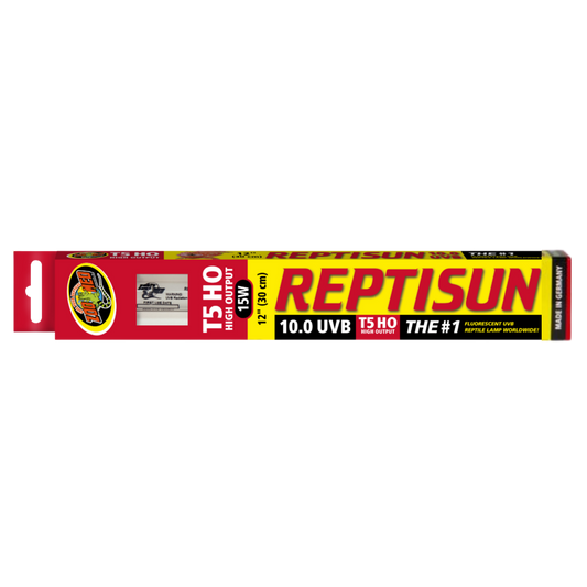 Zoo Med ReptiSun 10.0 T5HO UVB Lamp 15W - 12 Inches The Reptile Grove